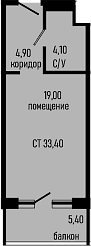 Продается 1-комн. квартира, 28 м²