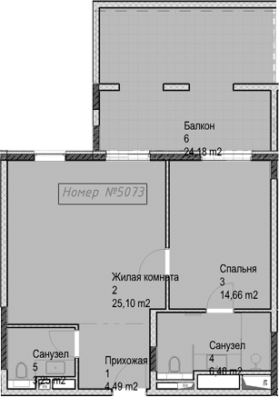 Продается 2-комн. квартира, 54 м²