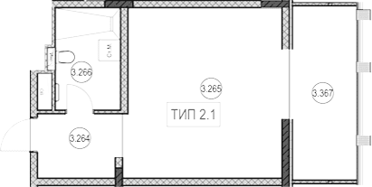 Продается 1-комн. квартира, 30.8 м²