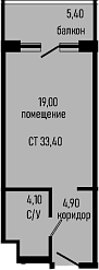 Продается 1-комн. квартира, 28 м²