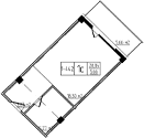 Продается 1-комн. квартира, 28.84 м²