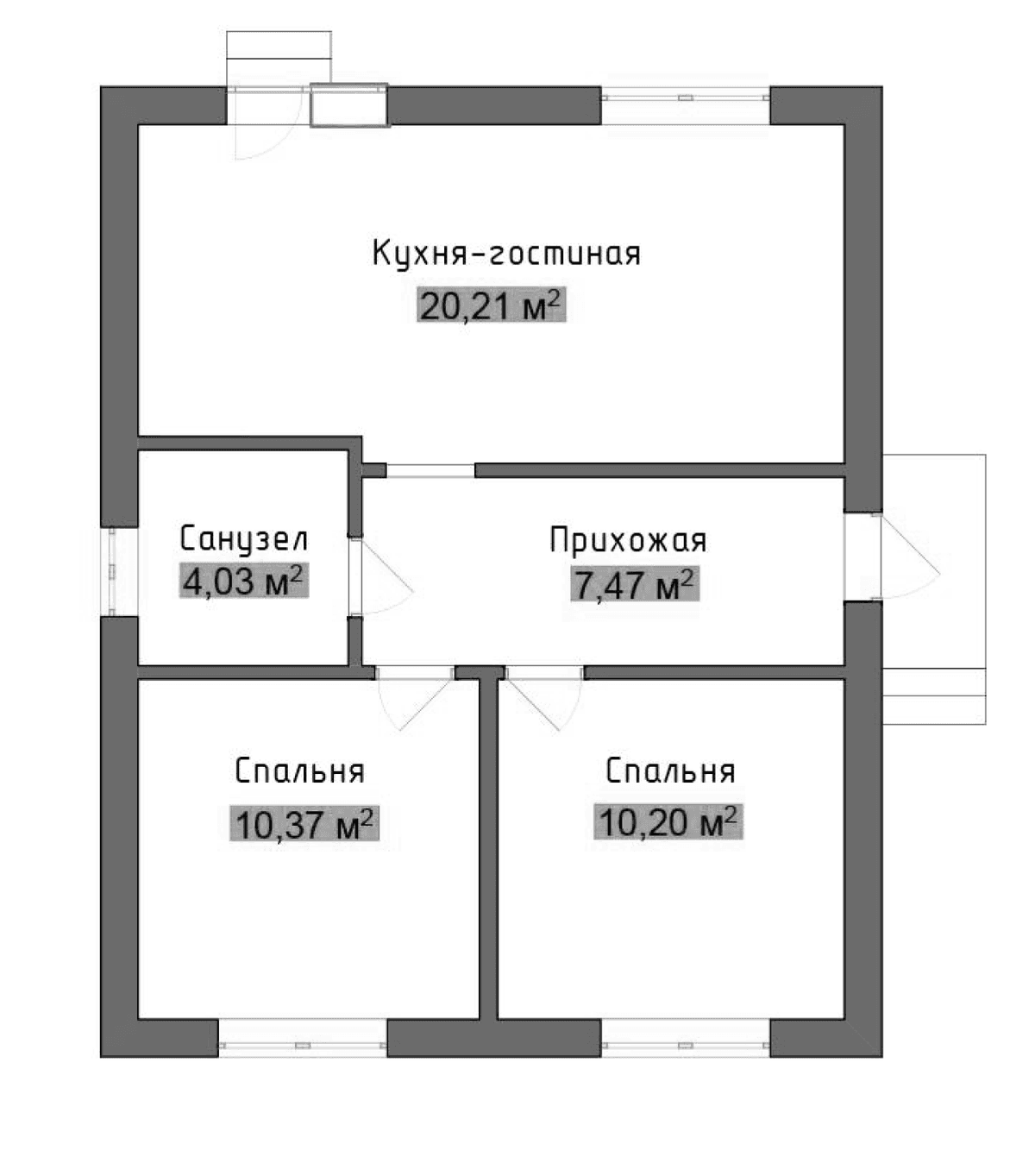 Коттедж в «Коттеджный поселок Лесное»