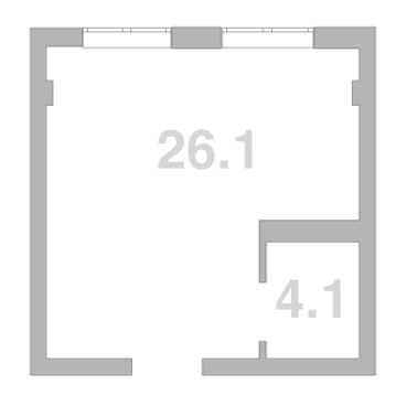 Продается 1-комн. квартира, 30.2 м²