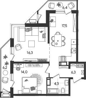 Продается 3-комн. квартира, 58.4 м²
