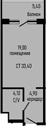 Продается 1-комн. квартира, 28 м²