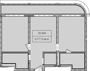 Продается 1-комн. квартира, 77.73 м²