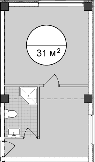 Продается 1-комн. квартира, 31 м²