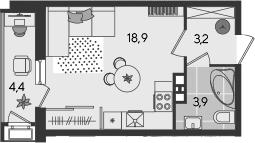 Продается 1-комн. квартира, 26 м²