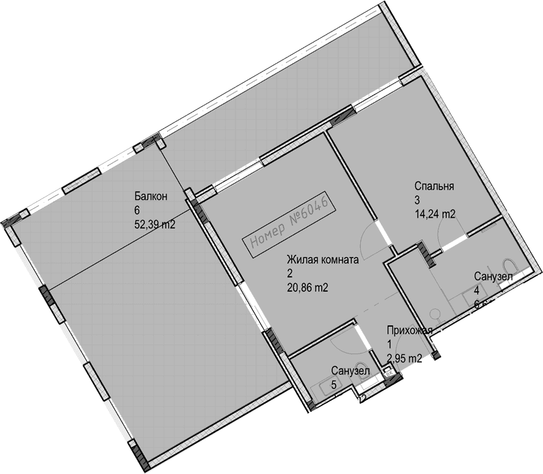 Продается 2-комн. квартира, 47.9 м²