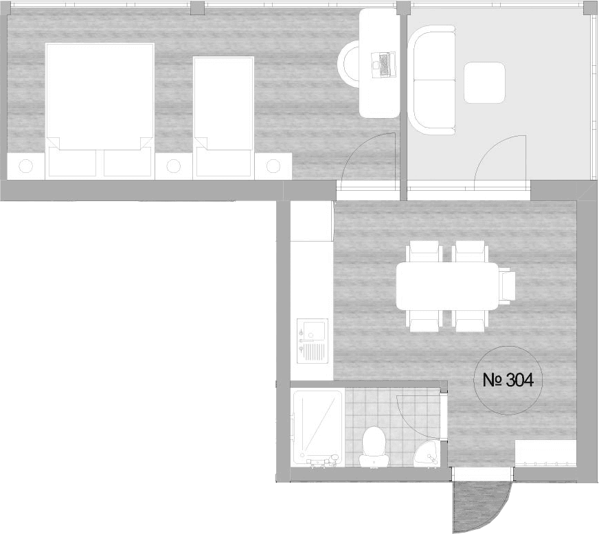 Продается 1-комн. квартира, 46.3 м²