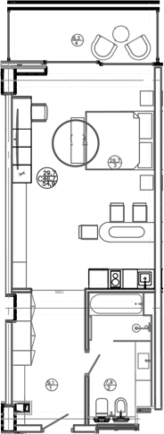 Продается 1-комн. квартира, 46.7 м²