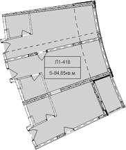 Продается 1-комн. квартира, 84.65 м²