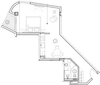 Продается 1-комн. квартира, 43.8 м²