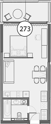 Продается 1-комн. квартира, 47.1 м²