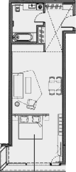Продается 1-комн. квартира, 62.6 м²