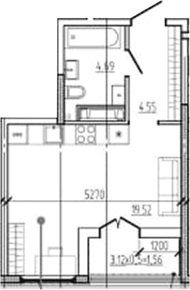 Продается 1-комн. квартира, 28.76 м²