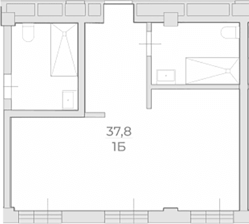 Продается 1-комн. квартира, 37.8 м²
