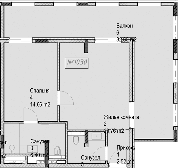 Продается 2-комн. квартира, 48.1 м²
