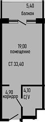 Продается 1-комн. квартира, 28 м²