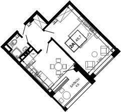 Продается 1-комн. квартира, 40.9 м²