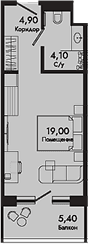 Продается 1-комн. квартира, 28 м²