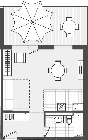 Продается 1-комн. квартира, 40 м²
