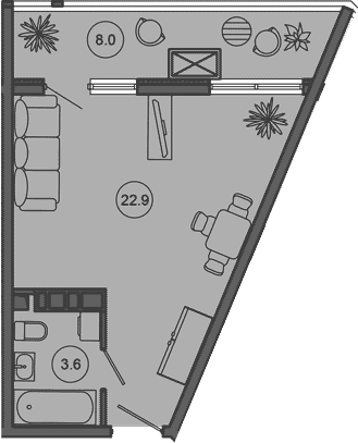 Продается 1-комн. квартира, 26.4 м²