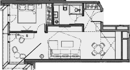 Продается 1-комн. квартира, 58.8 м²