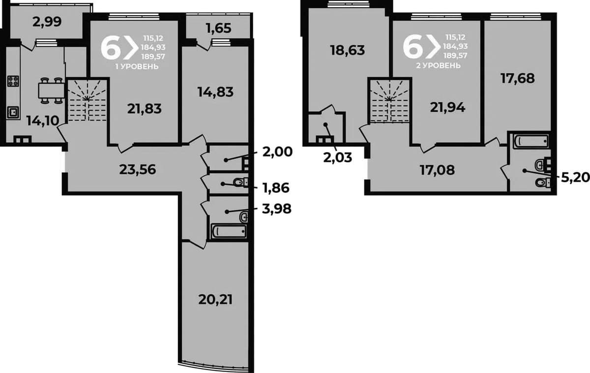 Продается 6-комн. квартира, 184.93 м²