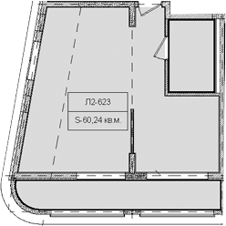 Продается 1-комн. квартира, 60.24 м²