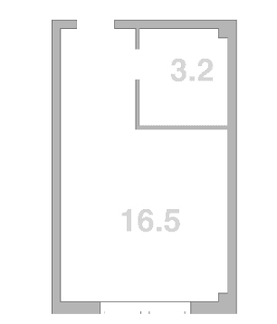 Продается 1-комн. квартира, 19.7 м²