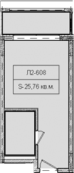 Продается 1-комн. квартира, 25.76 м²