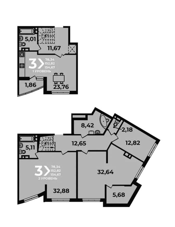 Продается 4-комн. квартира, 152.81 м²