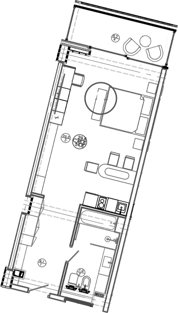 Продается 1-комн. квартира, 46.6 м²
