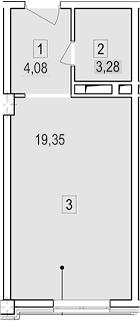 Продается 1-комн. квартира, 27 м²