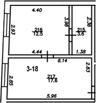 Продается 1-комн. квартира, 33.7 м²