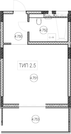 Продается 1-комн. квартира, 31.4 м²