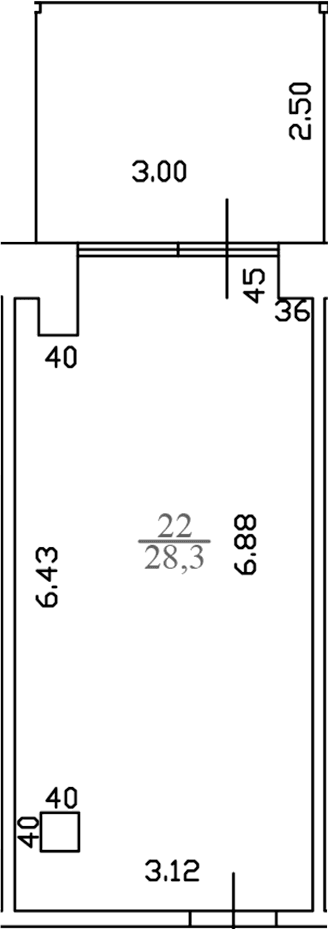 Продается 1-комн. квартира, 28.3 м²