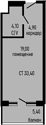 Продается 1-комн. квартира, 28 м²