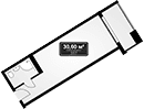 Продается 1-комн. квартира, 30.6 м²