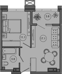 Продается 2-комн. квартира, 32 м²