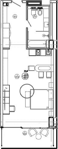 Продается 1-комн. квартира, 52.3 м²