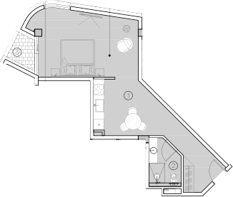 Продается 1-комн. квартира, 43.8 м²