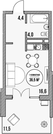 Продается 1-комн. квартира, 25 м²