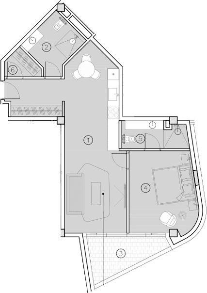 Продается 2-комн. квартира, 64.3 м²