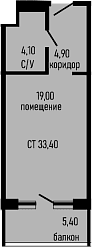Продается 1-комн. квартира, 28 м²