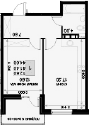 Продается 2-комн. квартира, 41.4 м²