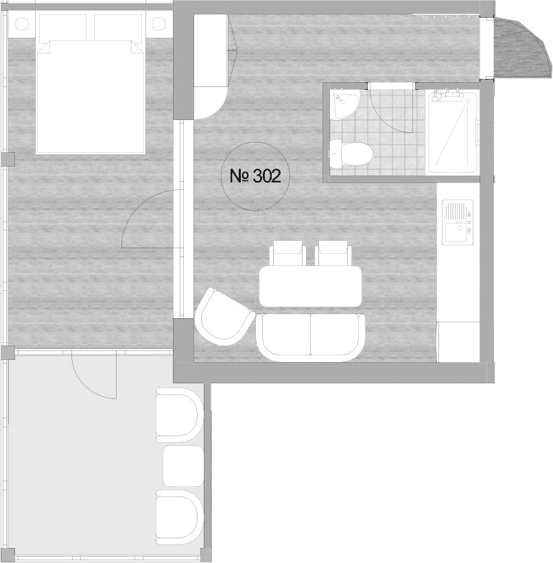 Продается 1-комн. квартира, 45.5 м²