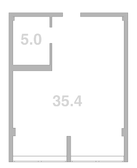 Продается 1-комн. квартира, 40.2 м²