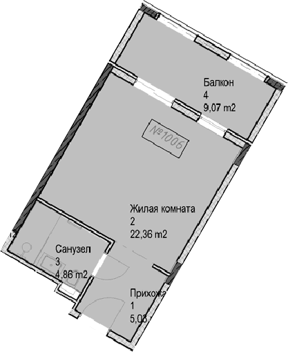 Продается 1-комн. квартира, 32.3 м²